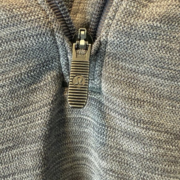 Lululemon Wool Swiftly 1/2 Zip Hoodie Heather Gray Womens Size 4 - Picture 4 of 14